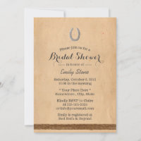 Rustic Horseshoe & Twine Bridal Shower