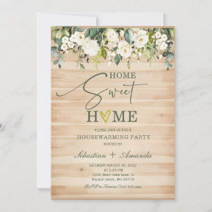 Rustic House Warming Invitation Template
