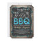 rustic I do BBQ rehearsal dinner invitation