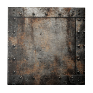 Rustic Industrial Metal Tile
