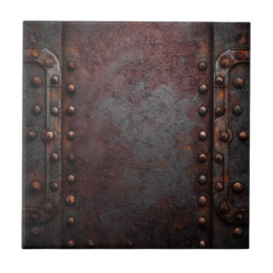 Rustic Industrial Metal Tile