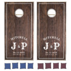 Rustic Initial Monogram Family Name Wedding Summer