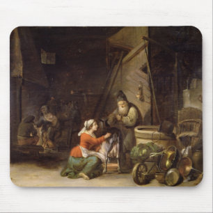 Rustic Interior Mouse Pad