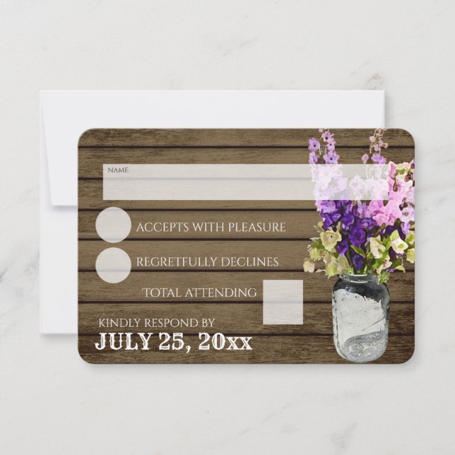 Rustic Jar of Delpheniums Response (Front)