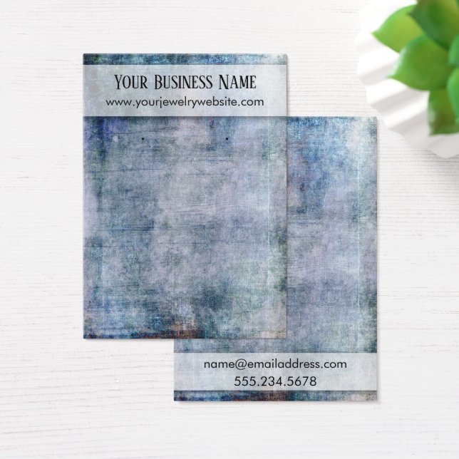 Rustic Jewel Tones Earring Holder Display Cards (Desk)