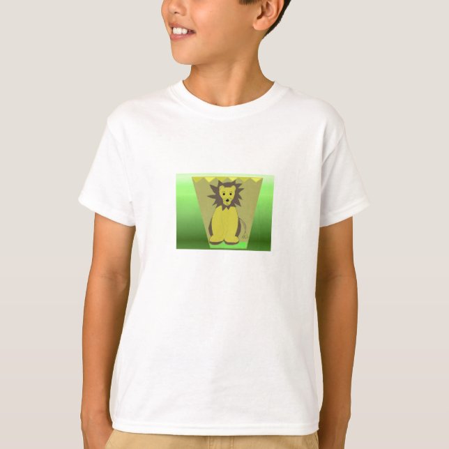 Rustic Jungle Lion T-Shirt (Front)