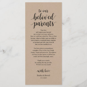 Rustic Kraft, Black Place Setting Thank You Cards