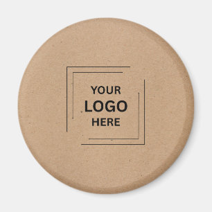 Rustic Kraft Business Branding Identity Magnet