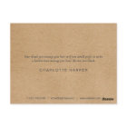 Rustic Kraft Business Thank You Spring Leaves