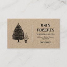 Rustic Kraft Christmas Tree 