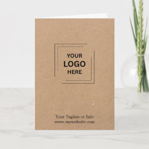 Rustic Kraft Corporate Business Branding Card
