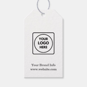 Rustic Kraft Logo Custom Branded Business Tags