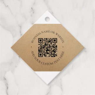 Rustic Kraft Modern Stylish Professional  Favour Tags