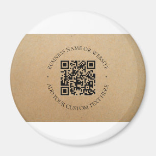 Rustic Kraft Modern Stylish Professional  Magnet