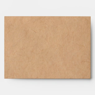 Rustic Kraft Paper Background Style Envelope