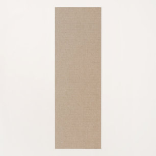 Rustic Kraft Paper Blank Template Custom Yoga Mat