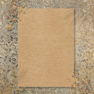 Rustic Kraft Simple Stylish Boho Invitation