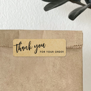 Rustic Kraft Small Business Thank You Product