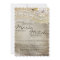 Rustic Lace Distressed Wedding Invitation