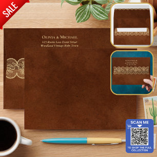 Rustic Lace Envelope