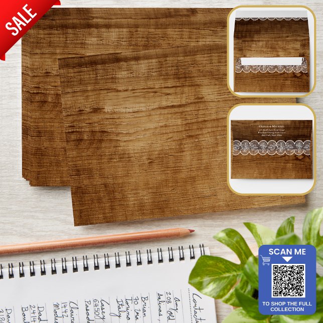 Rustic Lace Envelope (Creator Uploaded)