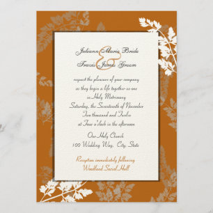 Rustic Lace Wedding Invitation