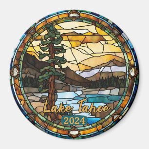 Rustic Lake Tahoe California Magnet