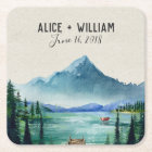 Rustic Lakeside Wedding Napkin