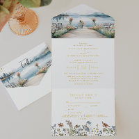 Rustic Lakeside Wildflower | Boho Wedding