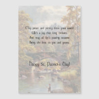 Rustic Landscape St. Patrick's Day Irish Blessing