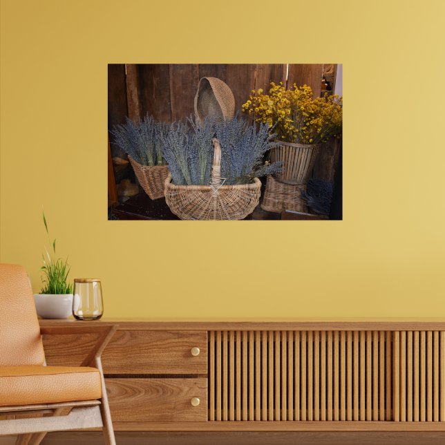 Rustic Lavender Harvest Poster (Living Room 2)