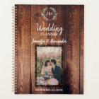 Rustic leaves on barn wood monogram photo Wedding