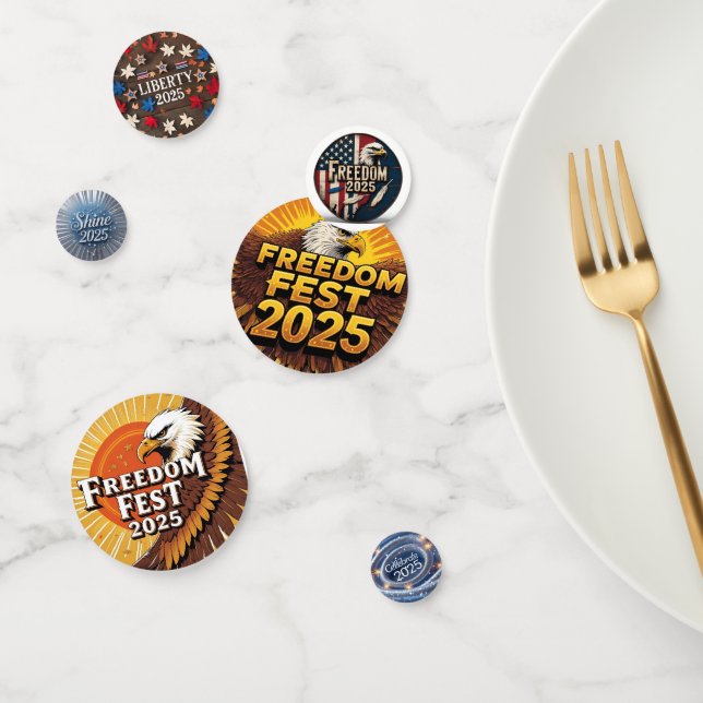 Rustic Liberty Confetti (Group)