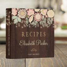 Rustic lights peach floral brown barn wood recipes