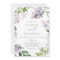 Rustic Lilac Casual Wedding Invitation