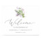 Rustic Lilac Wedding Welcome