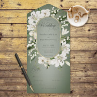 Rustic Lily of the Valley Floral Sage No Dinner