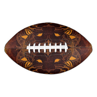 Rustic Lion Head Football