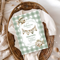 Rustic Little Fisherman Fishing Diapper Raffle