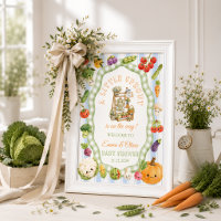 Rustic Little Sprout Boy Baby Shower Welcome