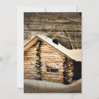 Rustic Log Cabin In The Wilderness