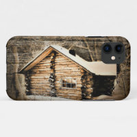 Rustic Log Cabin In The Wilderness
