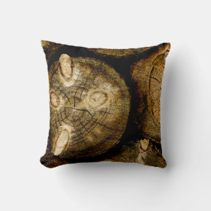 Rustic Log Roll Cushion