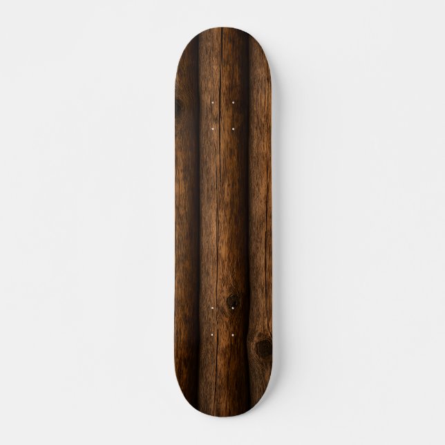 Rustic Log Skateboard (Front)