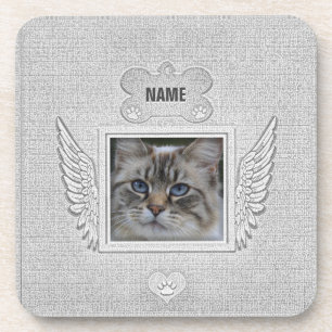 Rustic Look Grey Stone Mouse Pad Coaster