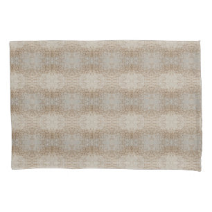 Rustic Luxe Psychedelic Faux Shearling Pattern Pillowcase