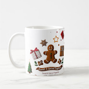 Rustic Luxury Gingerbread Family Time Christmas Coffee Mug