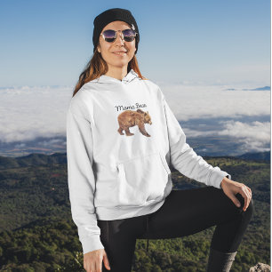 Rustic Mama Bear Mother's Day Hoodie