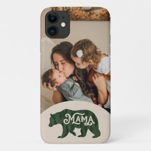 Rustic Mama Bear Silhouette Photo Case-Mate iPhone Case