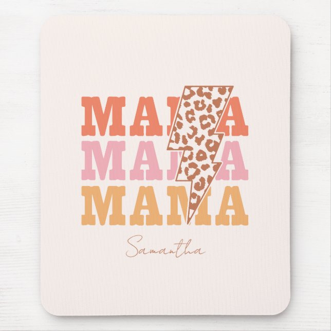 Rustic "Mama" Repeat Mouse Pad (Front)